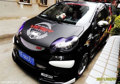 黑色酷炫比亚迪fo改装作业!