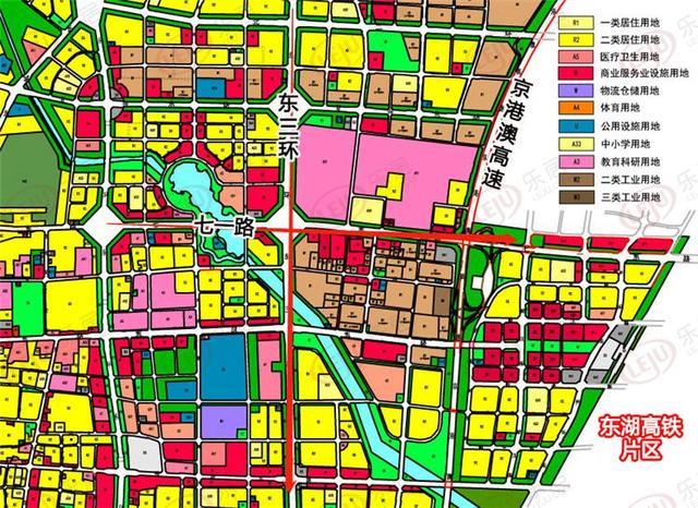 保定主城区重点区域用地布局规划变动(图)