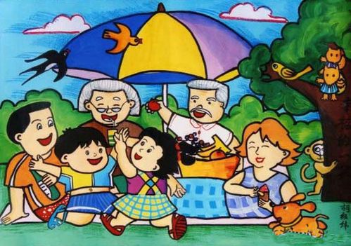 儿童画画 蜡笔画图片 快乐一家画画作品分享到: 本类排行