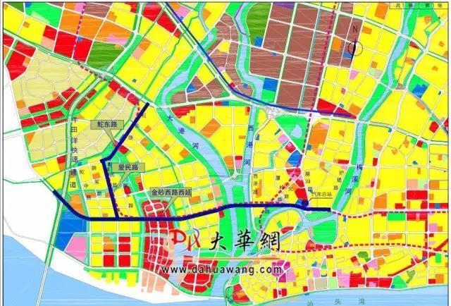 按照规划, 金砂西路西延线起点为护堤路,对接杏花桥, 采用高架桥加