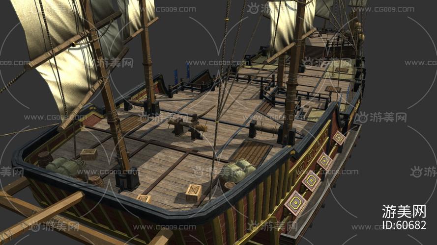 明朝福船 宝船 战船 古代船舶 船只郑和宝船 郑和下西洋