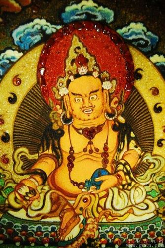 黄财神唐卡高清图片壁纸616