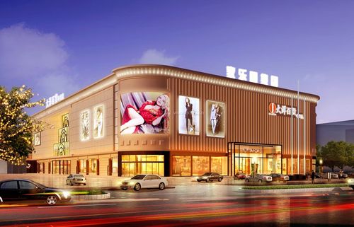 2017百货商场外墙装修效果图欣赏