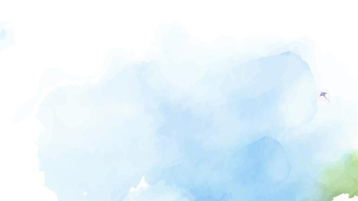 小清新模糊水彩ppt图片-模糊水彩ppt背景图片 2019 最新版