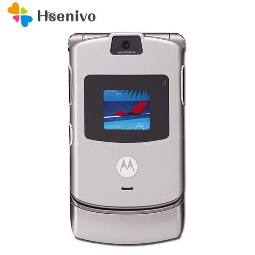 original motorola razr v3  good quality mobile phone on