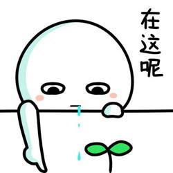 在这呢 - 萌萌点手指表情_萌萌哒_可爱表情