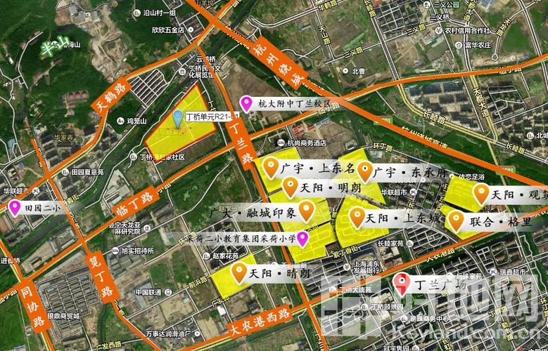 杭氧杭锅地块,丁桥西单元r21-01地块挂牌