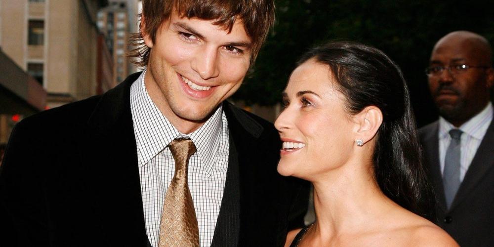 56岁的巨星黛米·摩尔回忆小她15岁前夫阿什顿·库彻的往事