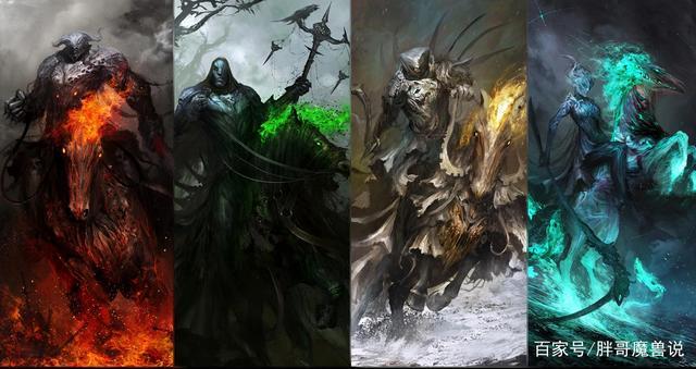 魔兽怀旧服:纳克萨玛斯4dk剧情背景,原来天启四骑士是