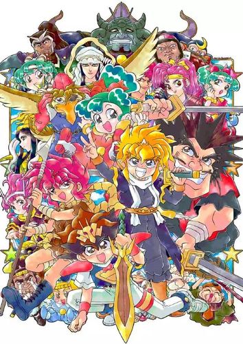 模玩控:童年的记忆,《光能使者》与《神龙斗士》联动机甲插画