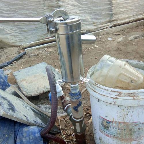 2020新款不锈钢井水泵水井手摇泵手压抽水机家用老式水井手动压