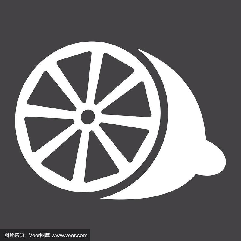 符号,维生素,柠檬,矢量,水果
