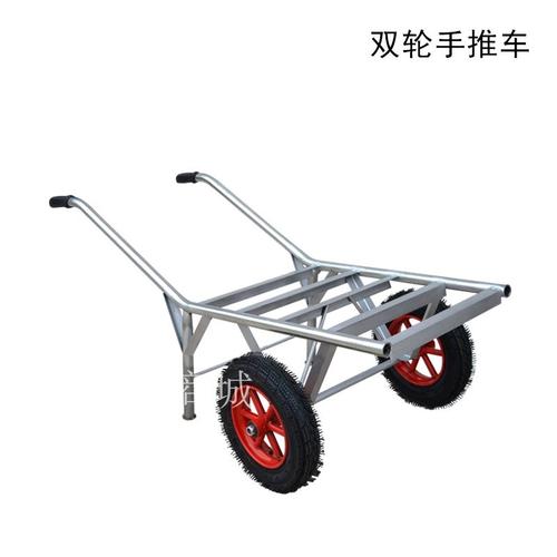 农用双轮沙灰小建筑工地手推翻斗人力车垃圾货石子物运输搬运热销