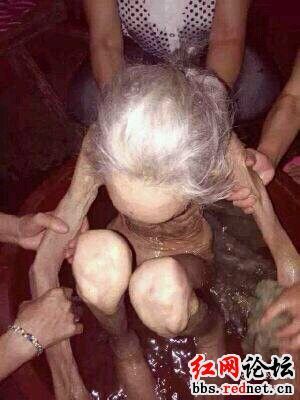 江华县:网曝"皮包骨老人遭子女虐待"不实(图)