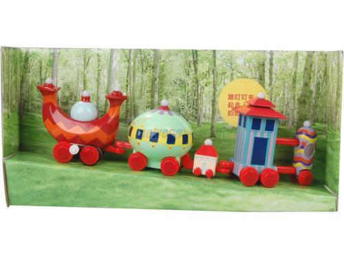 花园宝宝里的叮叮车简笔画