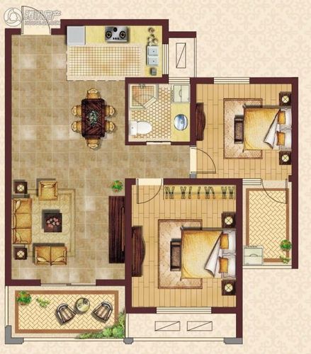 > 清溪凯旋门户型图