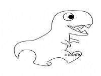 >> 恐龙简笔画专题列表>