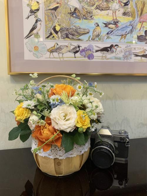 插花花篮_插花_花篮_家居家装_家居装饰