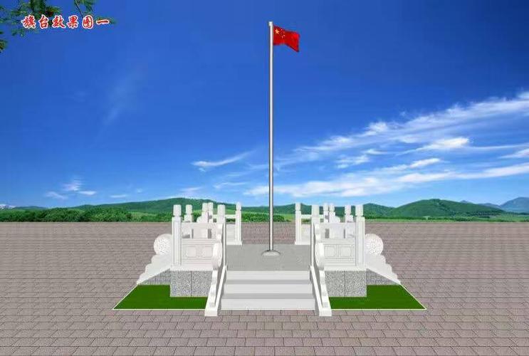 加工定做汉白玉升旗台石栏杆厂家直销花岗岩护桥栏杆草白玉石栏板