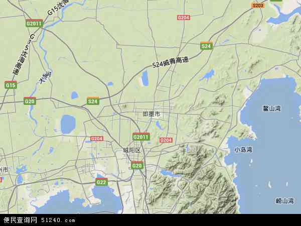 即墨市地形图 - 即墨市地形图高清版 - 2022年即墨市地形图