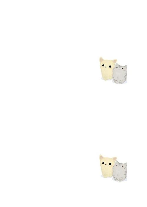 可爱猫咪小猫ppt背景图片