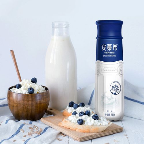 早餐风味酸奶原味黄桃酸牛奶伊利燕麦