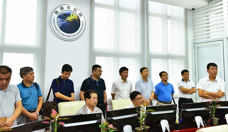 书记刘家富同志一行来我院调研,深圳市委政法委副书记梁增昌同志陪同