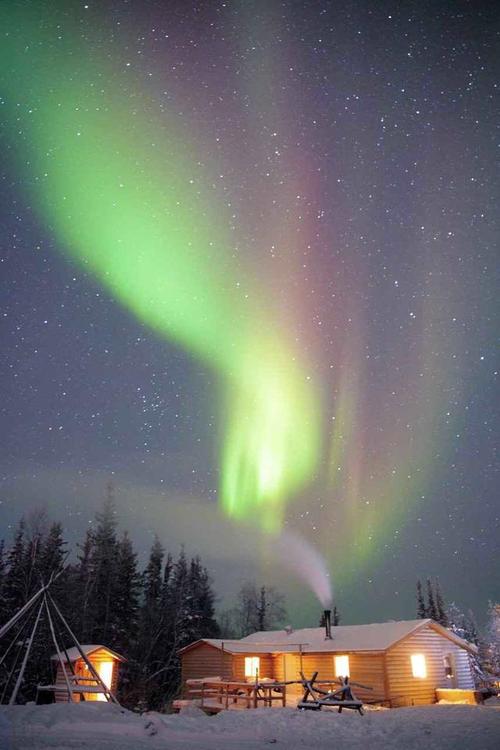 漠河北极村,这是中国唯一可以看到极光的地方