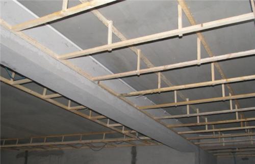 木龙骨石膏板吊顶施工工艺图解