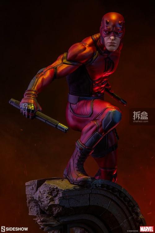 sideshow 漫威电影《夜魔侠daredevil》夜魔侠21寸pf