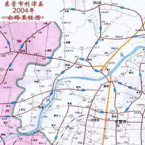 利津县公路里程图全图,利津县公路里程图高清版下载