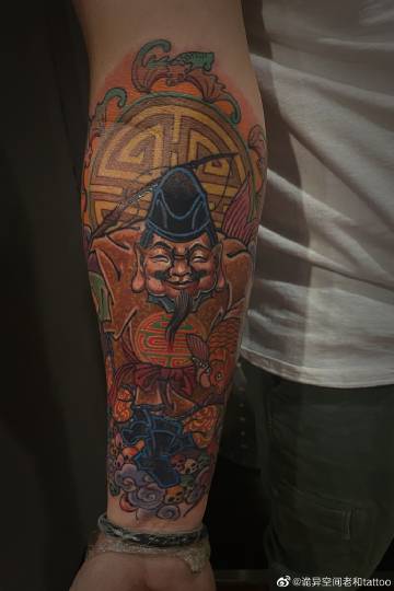 诡异空间老和tattoo:       福神!