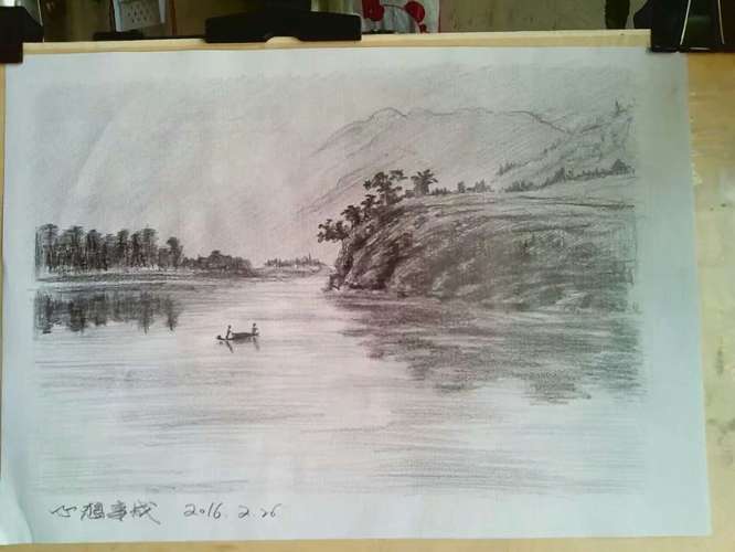 素描风景