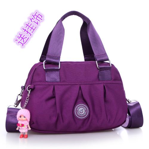 潮尼龙牛津帆布包布包女包手提包单肩斜跨女士包包斜挎包