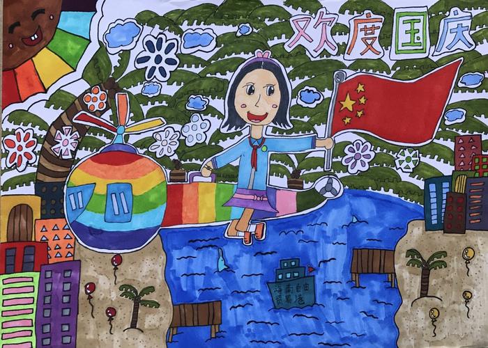 庆国庆"用多样式的创作方式描绘出我们伟大的祖国,参赛的作品主题明确