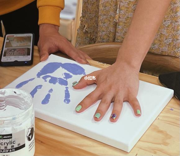 情侣diy手印|爱他就要一起按手印_diy_绘画_公寓_礼物