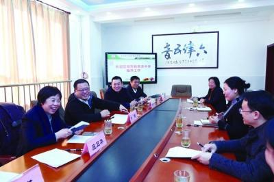 方健副区长到旧宫,瀛海地区调研教育工作