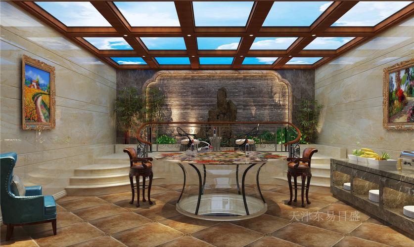 560平五大道风格别墅装修,中式的内敛,欧式的艳丽!