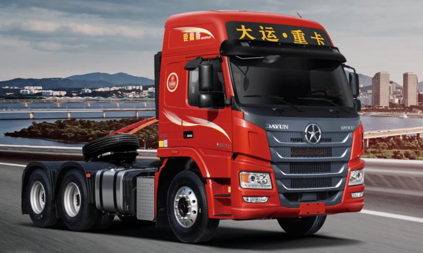 大运重卡n8e牵引车高效输出赚钱轻松