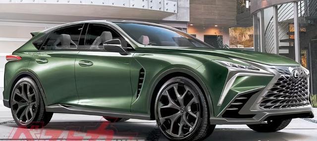 雷克萨斯全新轿跑suv渲染图曝光 将于2023年上市