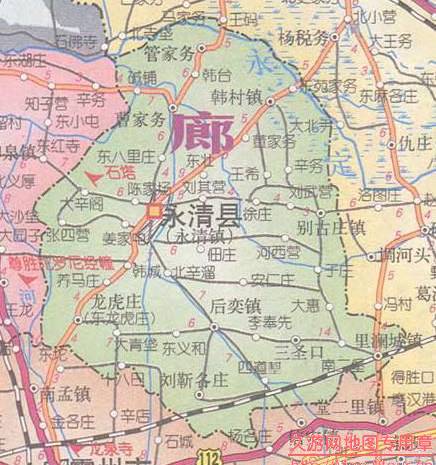 永清县地图一全图,永清县地图一高清版下载 - 8264.