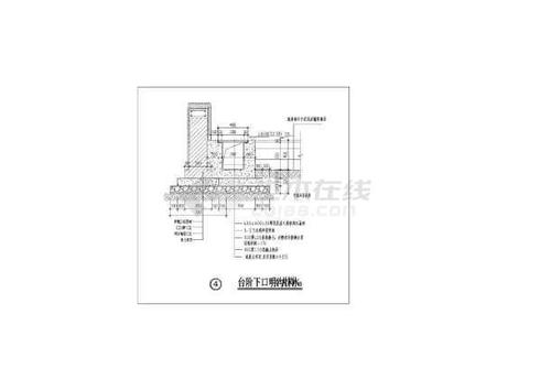 混凝土花岗岩盖板各类明沟排水cad施工图