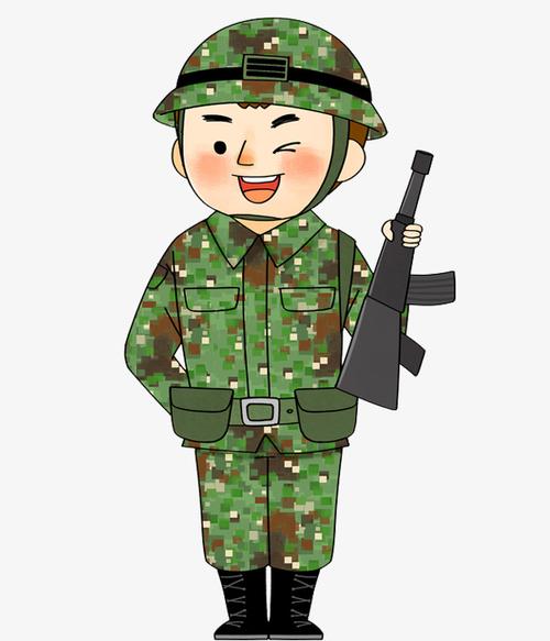 关键词 : 男人,哨兵,站岗,高兴地,帅气的,枪支,卡通