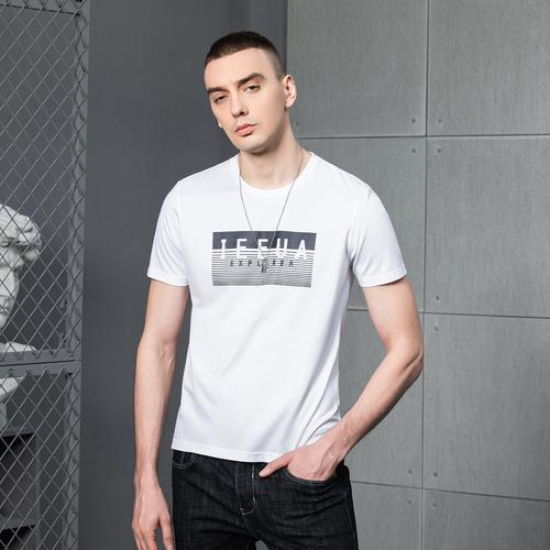 男装新品潮流ins短袖字母t恤男夏季潮牌印花半袖打底