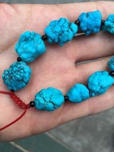 高瓷绿松石手串