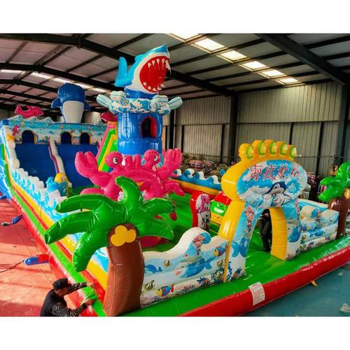 儿童乐园广场充气城堡大型室外户外大滑滑梯大号蹦蹦床跳跳床商用98