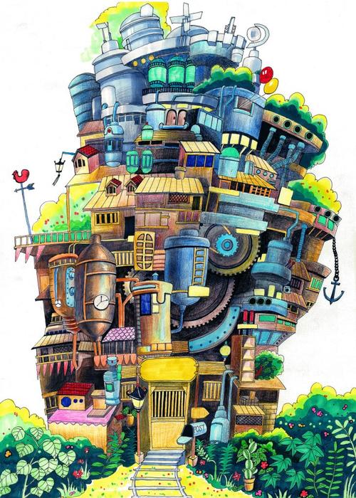 未来住宅-科幻画网