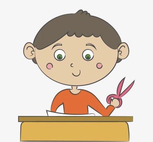 小剪刀,轻轻拿,当心它的大嘴巴.