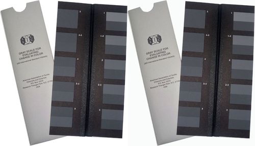 评定变色用灰色样卡