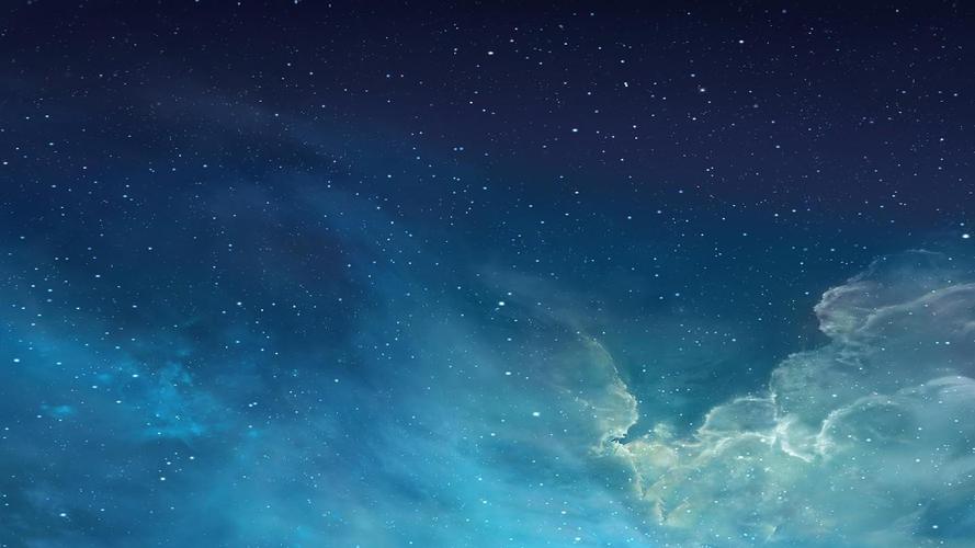 夜色星空主题超震撼通用动态ppt模板